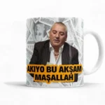 Akıyo Bu Akşam Maşallah Kupa Bardak