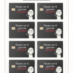 8 Adet Param Var Ki Yiyorum Aç Köpek Kart Etiketi