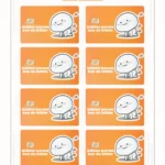 8 Adet Üzülme Param Ben De Bittim Kart Etiketi