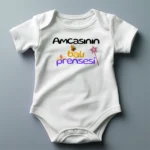 Amcasının Balı Prensesi Baskılı Body Zıbın