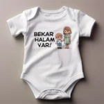 Bekar Halam Var Baskılı Body Baskılı Zıbın