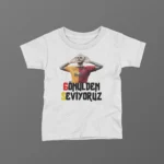 Gönülden Seviyoruz Baskılı Tişört