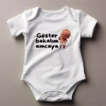 Göster Bakalım Amcaya Baskılı Body Baskılı Zıbın