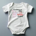 Kızdırmayın Beni Halamı Ararım Kız Bebek Body Baskılı Zıbın