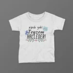 Panik Yok Teyzem Halleder Ayıcıklı Baskılı Tişört