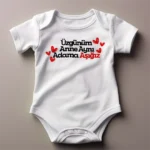 Üzgünüm Anne Aynı Adama Aşığız Body Baskılı Zıbın