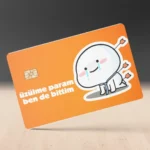 Üzülme Param Ben De Bittim Kredi Kartı Kaplama Stickerı