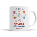 Fitness Eğitmeni Kupa Bardak