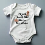 Dayıma Yakışıklı Rakip Lazımdı Ben Geldim Baskılı Body Baskılı Zıbın