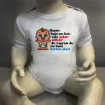 Geçen Bayram Ben Size Şeker Oldum Bu Bayram Da Siz Bana Kurban Olun Baskılı Body Baskılı Zıbın