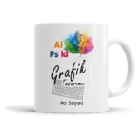 Grafik Tasarımcı Kupa Bardak