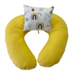 Sarı Desenli Emzirme ve Destek Yastığı