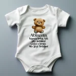 Ablam Her Şeye Ortağım Baskılı Zıbın