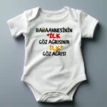 Babaannesinin İlk Göz Ağrısının İlk Göz Ağrısı Baskılı Zıbın
