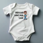 Bekar Amcam Var Adam Baskılı Zıbın