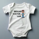 Bekar Dayım Var Adam Baskılı Zıbın