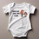 Bekar Halam Var Kız Çocuk Baskılı Zıbın