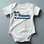 Ben Babamın Kahramanıyım Baskılı Zıbın