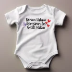 Benim Halam Dünyanın En Güzel Halası Baskılı Zıbın