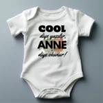 Cool Diye Yazılır Anne Diye Okunur Baskılı Zıbın
