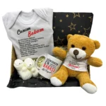 Dünyanın En Merhametli Babası Baskılı Düz Kupa Zıbın Ve Ayıcık Yeni Yıl Hediye Seti