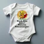 Baba Kahramanı Civciv Baskılı Zıbın